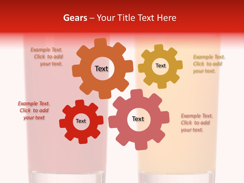 Red Lifestyle Garnish PowerPoint Template