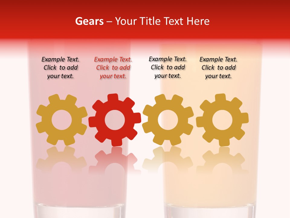 Red Lifestyle Garnish PowerPoint Template