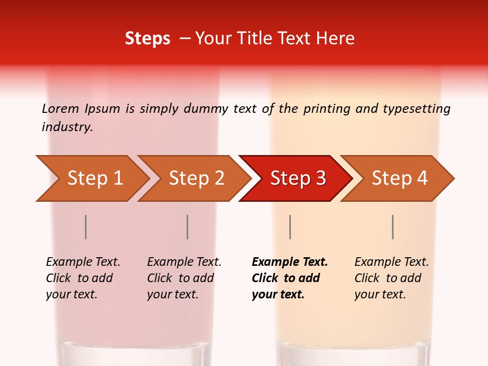 Red Lifestyle Garnish PowerPoint Template