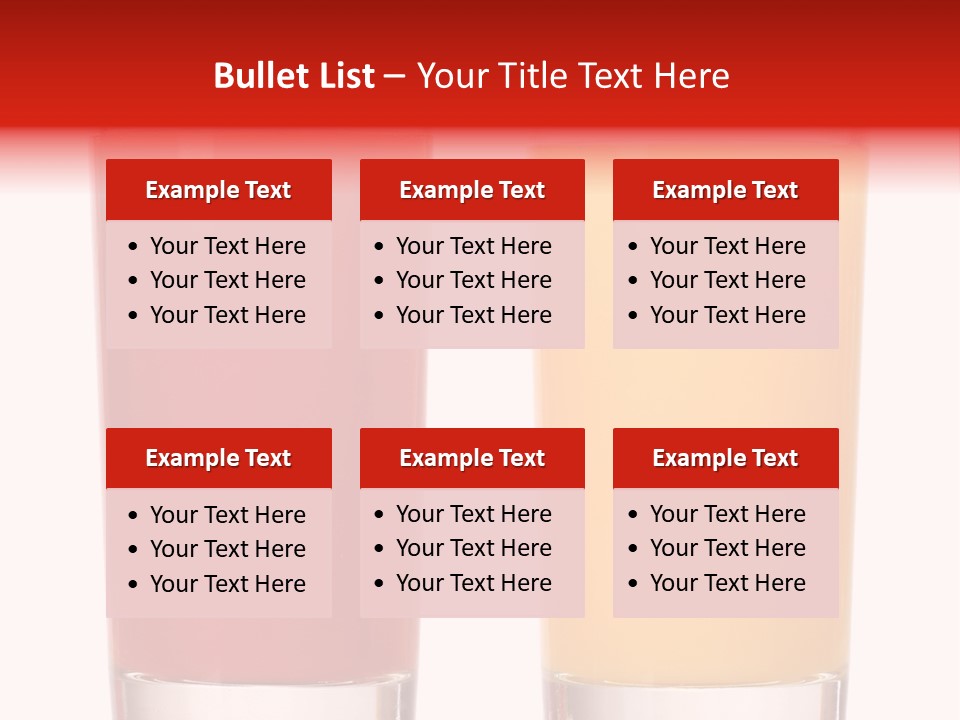 Red Lifestyle Garnish PowerPoint Template