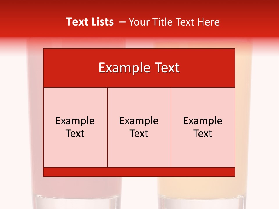 Red Lifestyle Garnish PowerPoint Template
