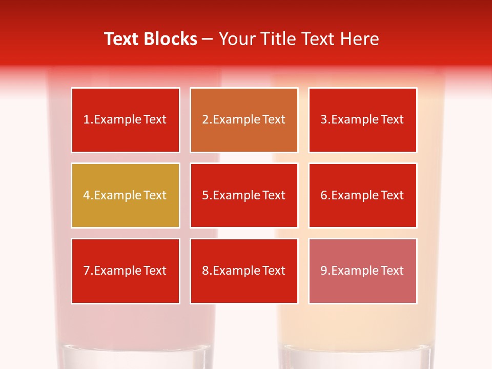 Red Lifestyle Garnish PowerPoint Template