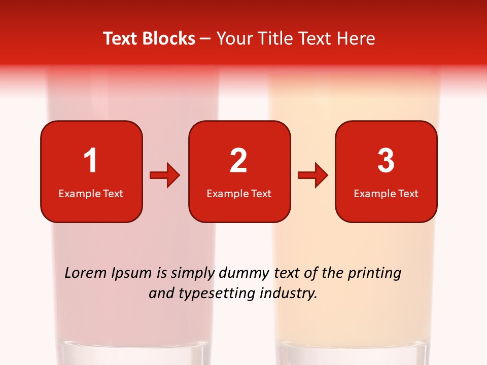 Red Lifestyle Garnish PowerPoint Template