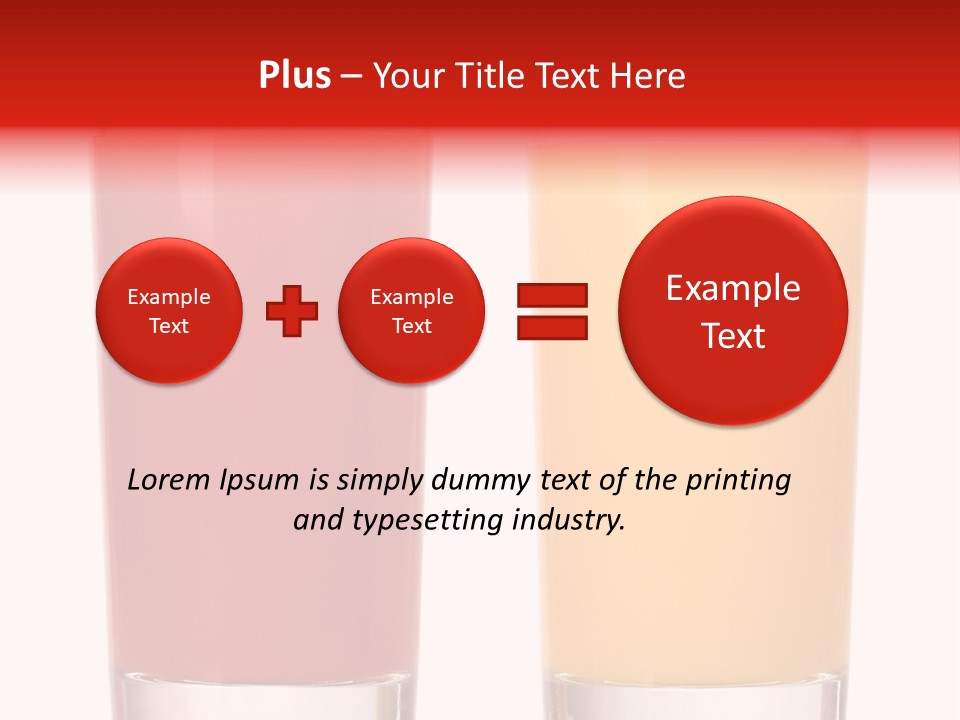Red Lifestyle Garnish PowerPoint Template