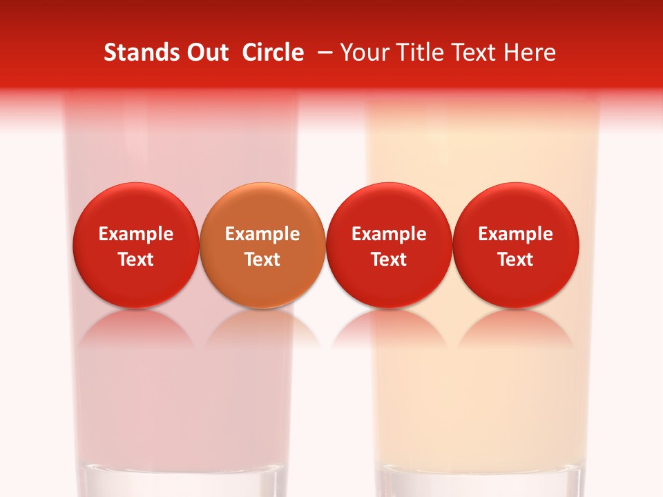 Red Lifestyle Garnish PowerPoint Template