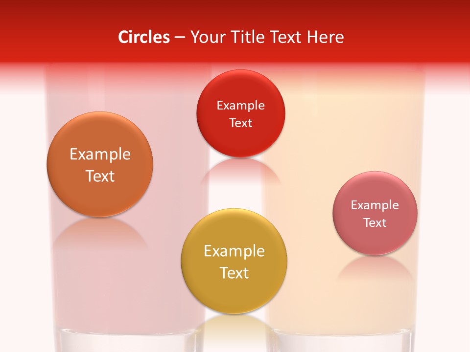 Red Lifestyle Garnish PowerPoint Template