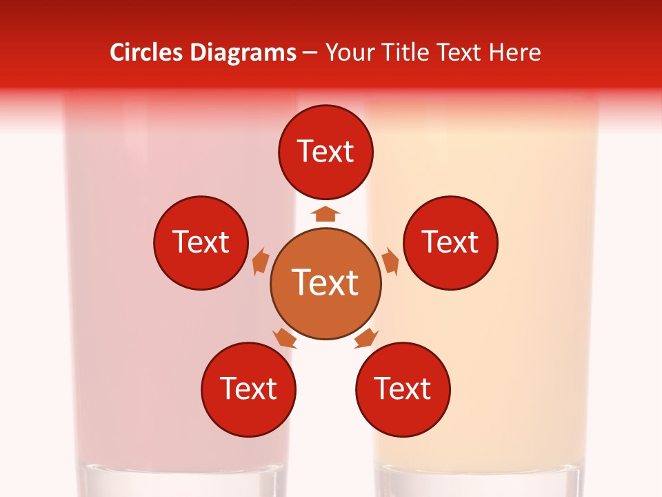 Red Lifestyle Garnish PowerPoint Template