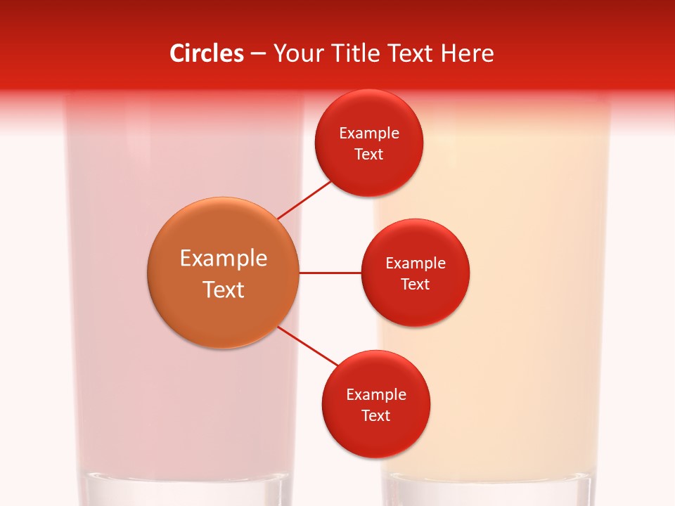 Red Lifestyle Garnish PowerPoint Template