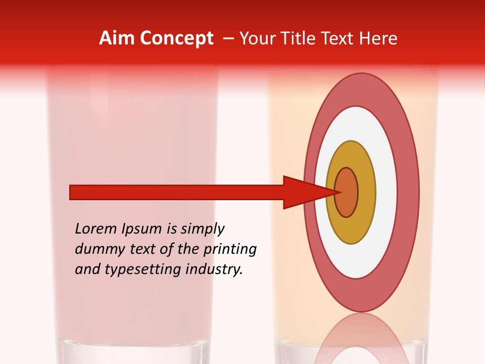 Red Lifestyle Garnish PowerPoint Template