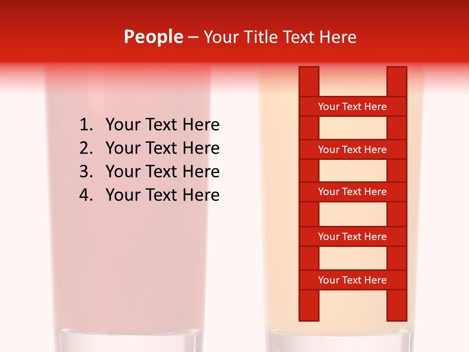 Red Lifestyle Garnish PowerPoint Template