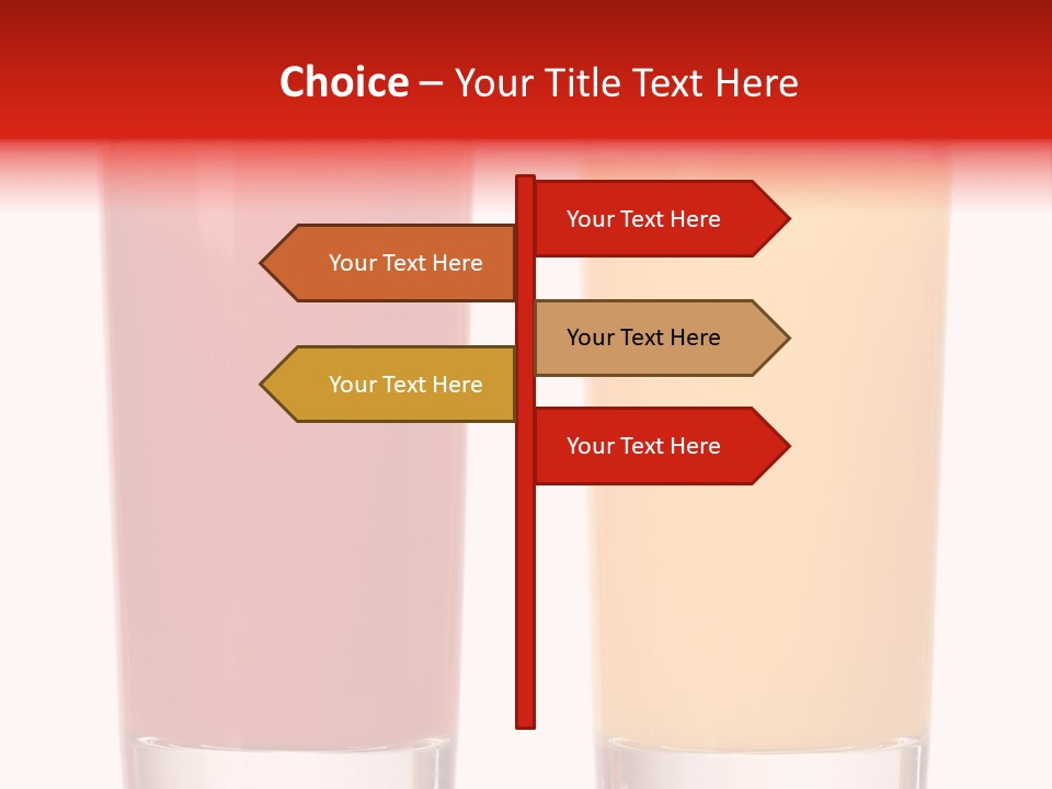 Red Lifestyle Garnish PowerPoint Template