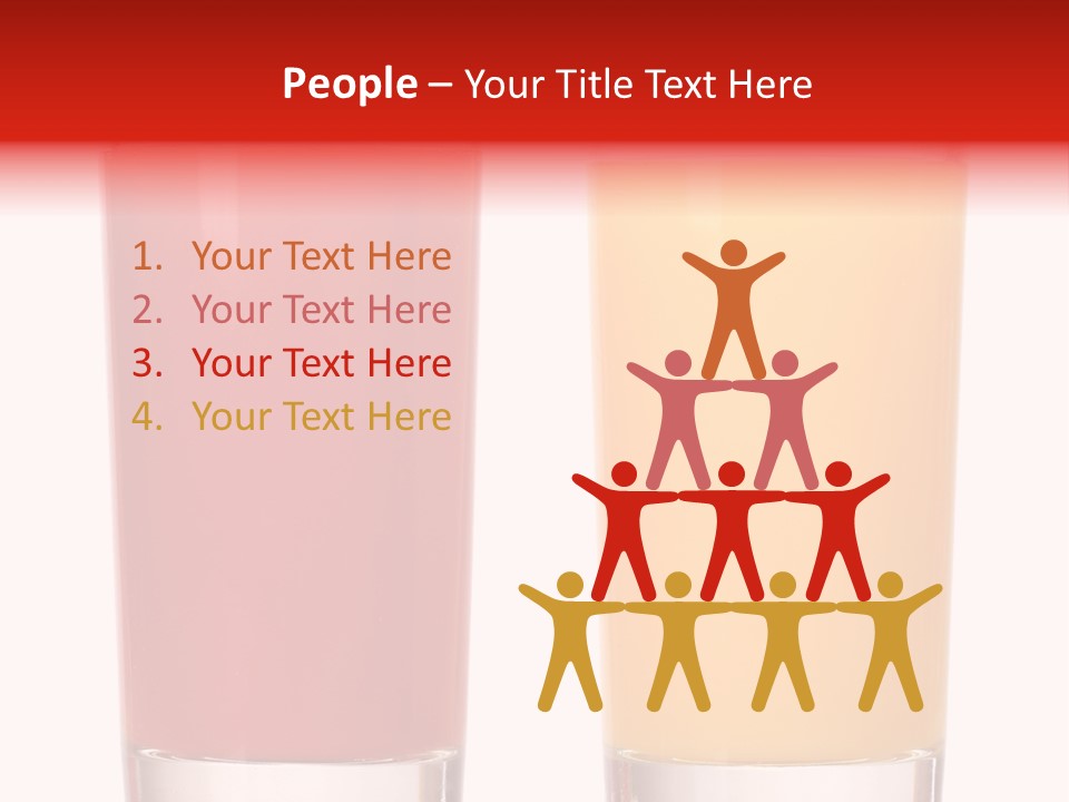 Red Lifestyle Garnish PowerPoint Template