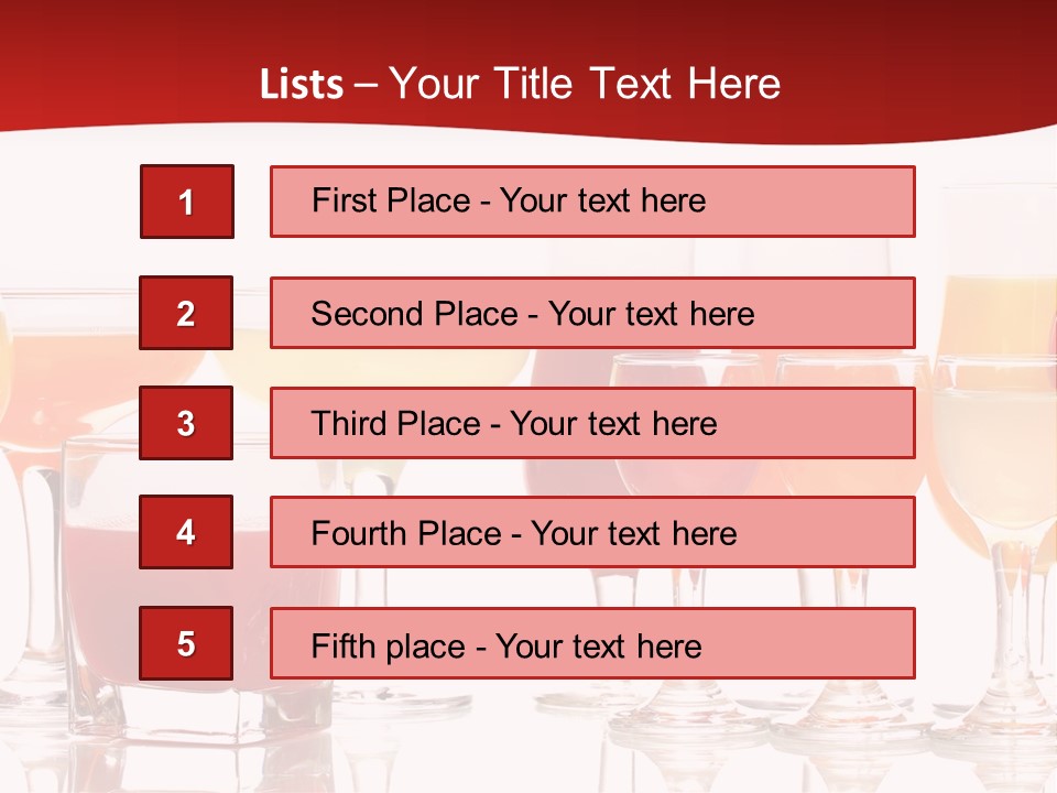 Thirsty Garnish Fruit PowerPoint Template