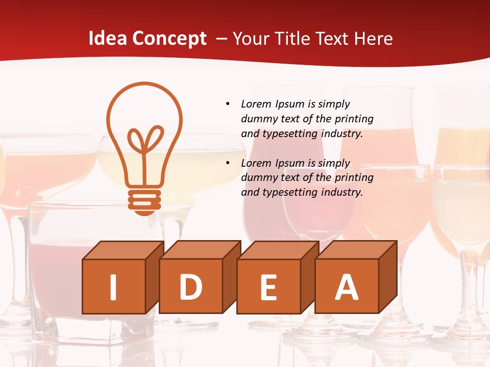 Thirsty Garnish Fruit PowerPoint Template