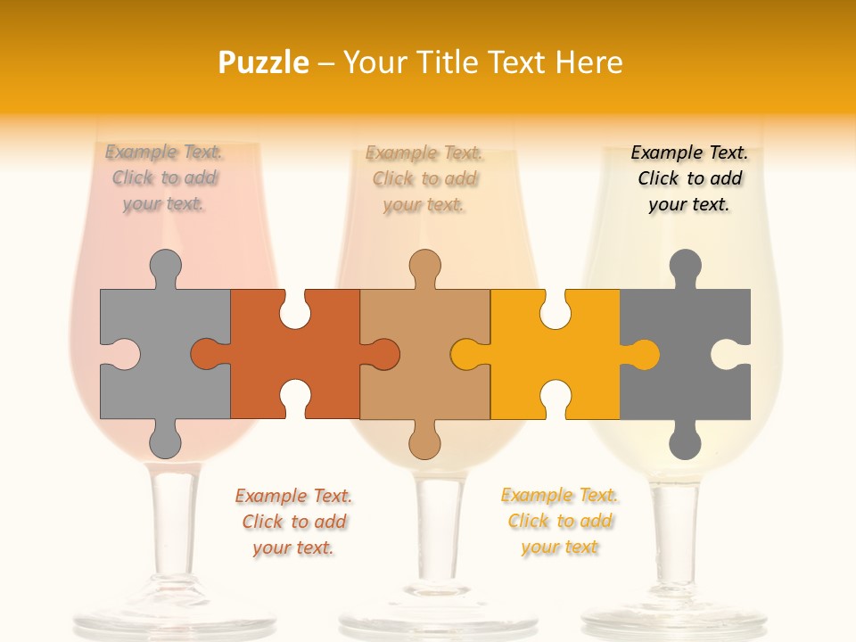 Glass Pineapple Design PowerPoint Template