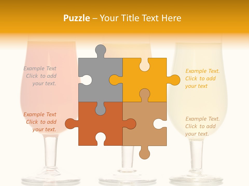 Glass Pineapple Design PowerPoint Template