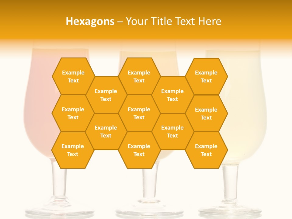 Glass Pineapple Design PowerPoint Template