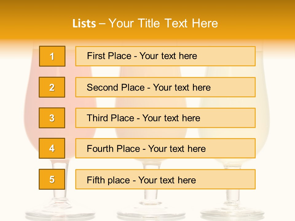 Glass Pineapple Design PowerPoint Template