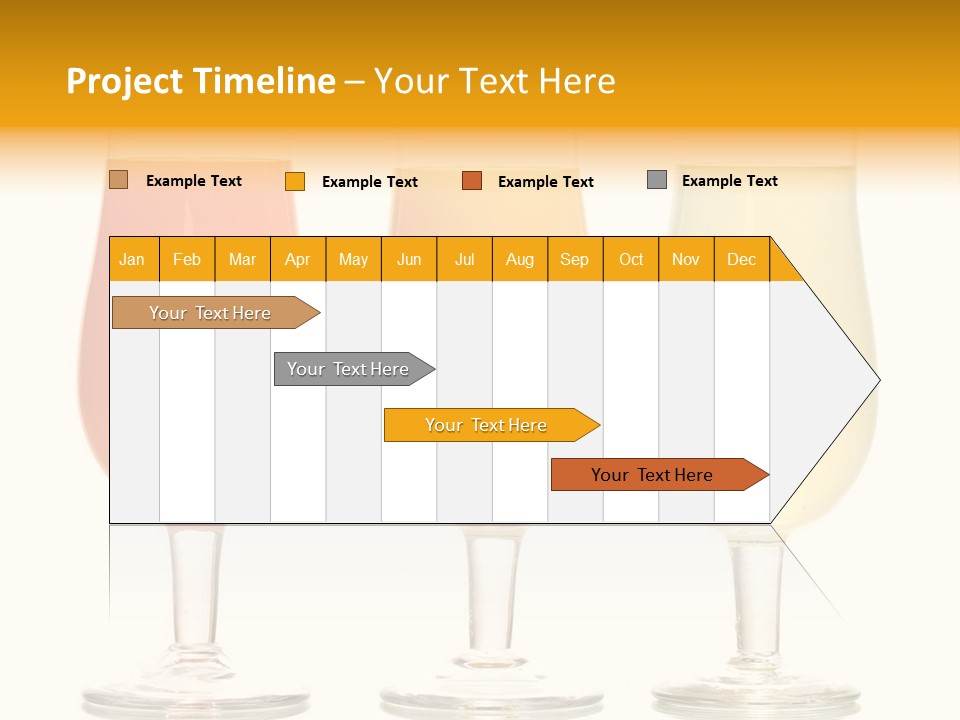 Glass Pineapple Design PowerPoint Template