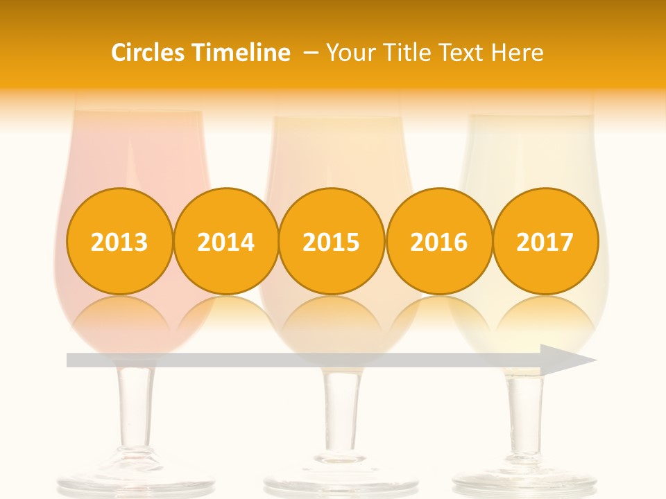 Glass Pineapple Design PowerPoint Template