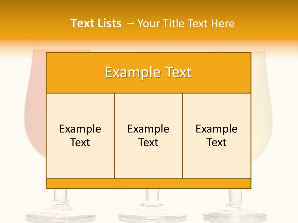 Glass Pineapple Design PowerPoint Template