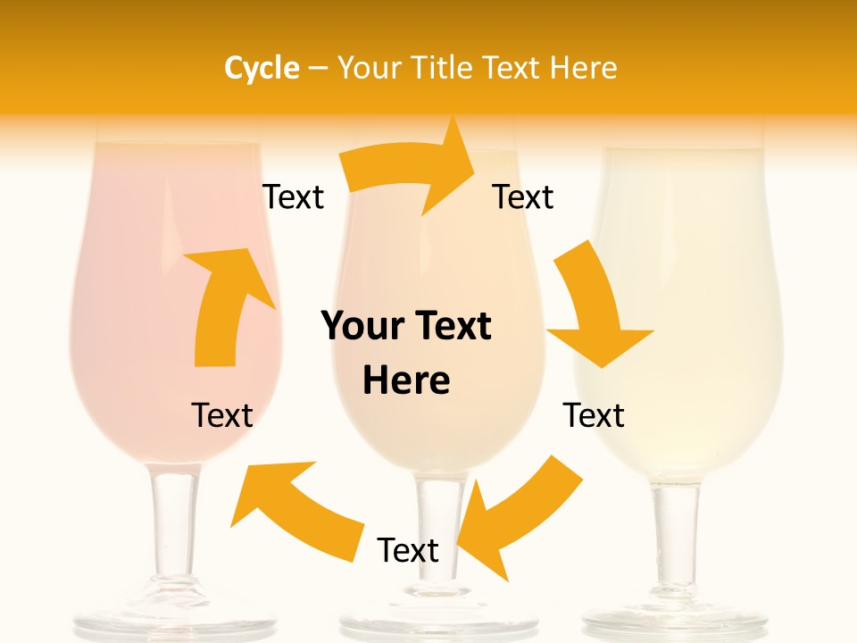 Glass Pineapple Design PowerPoint Template