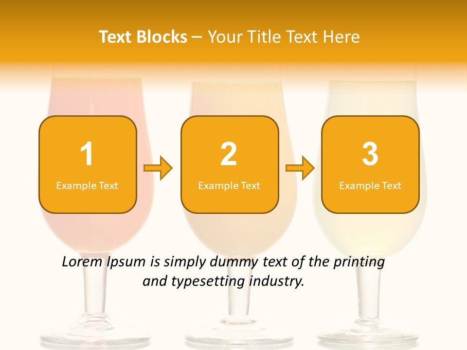 Glass Pineapple Design PowerPoint Template
