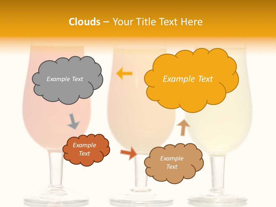 Glass Pineapple Design PowerPoint Template