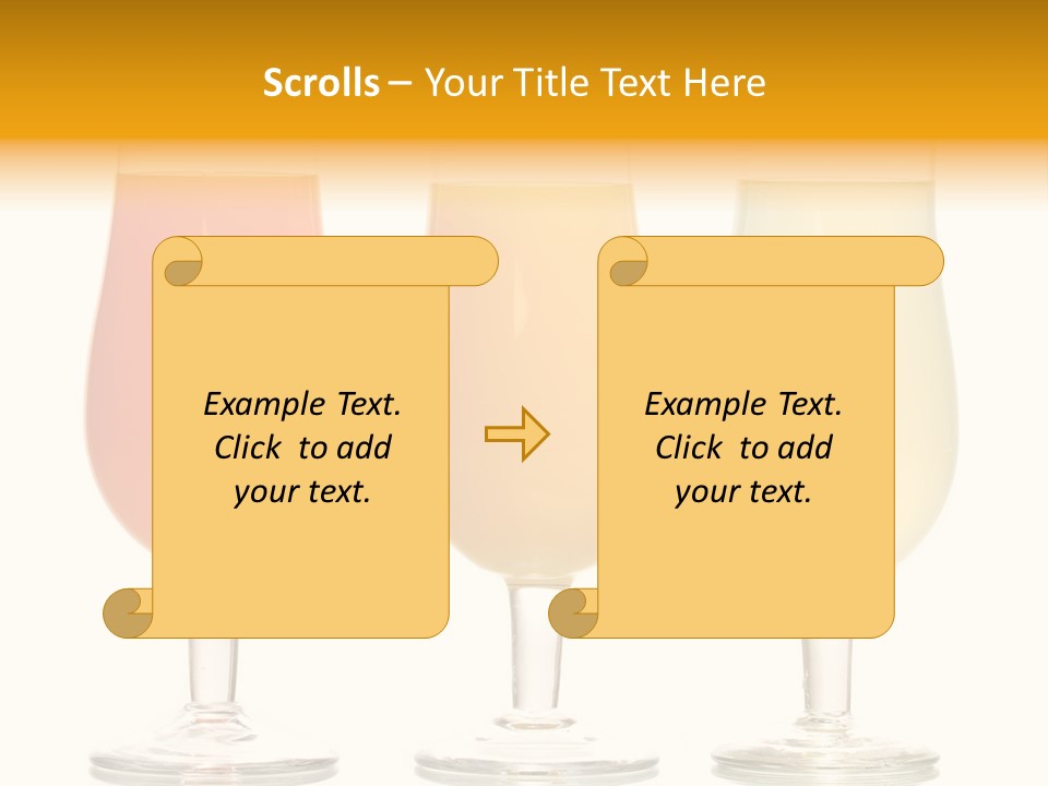 Glass Pineapple Design PowerPoint Template