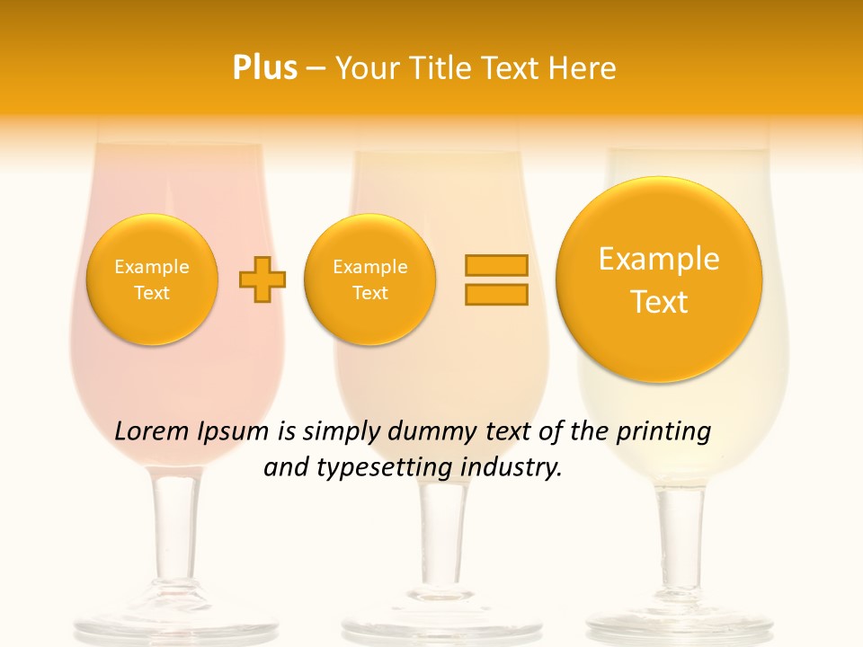 Glass Pineapple Design PowerPoint Template