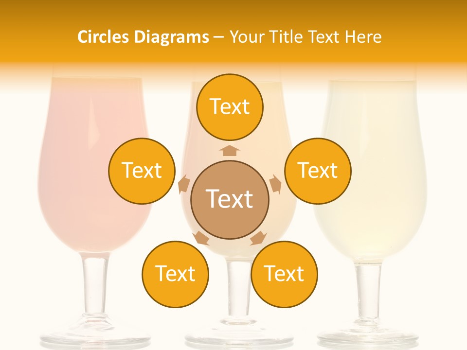 Glass Pineapple Design PowerPoint Template