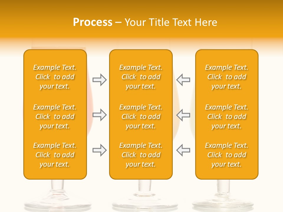 Glass Pineapple Design PowerPoint Template