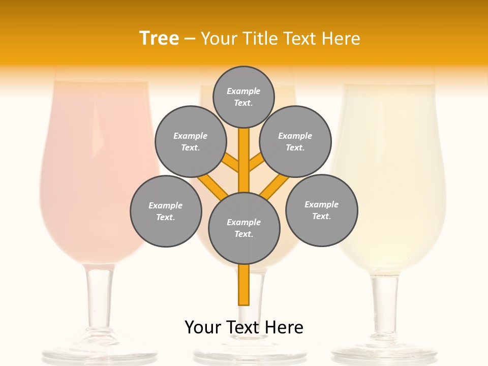 Glass Pineapple Design PowerPoint Template