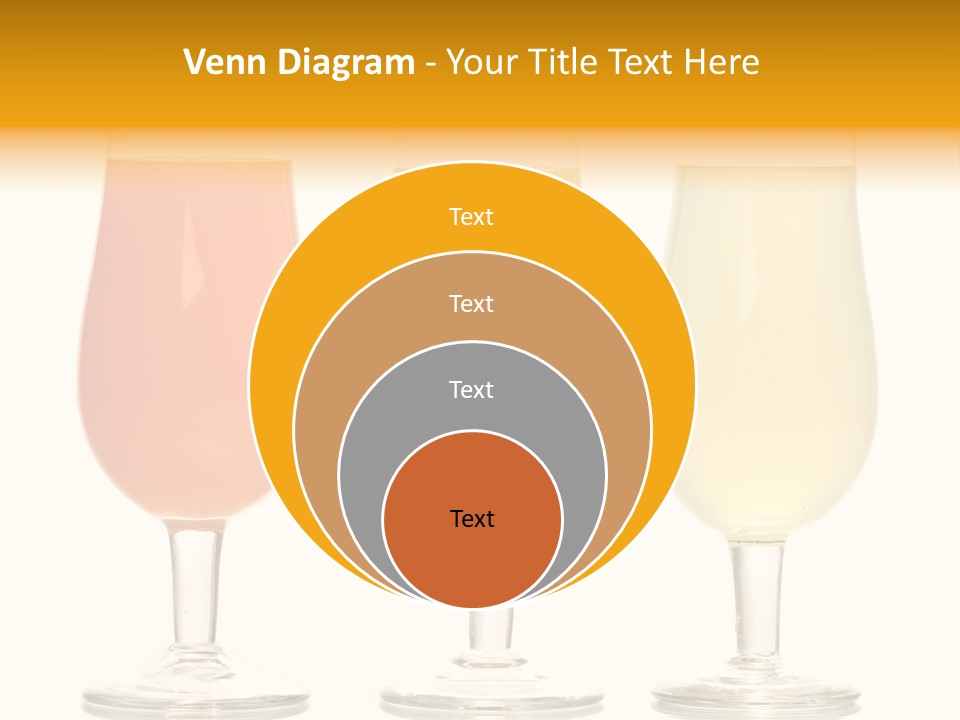 Glass Pineapple Design PowerPoint Template