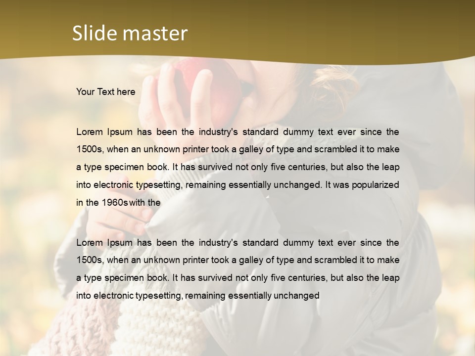 Sunny Foliage Nature PowerPoint Template