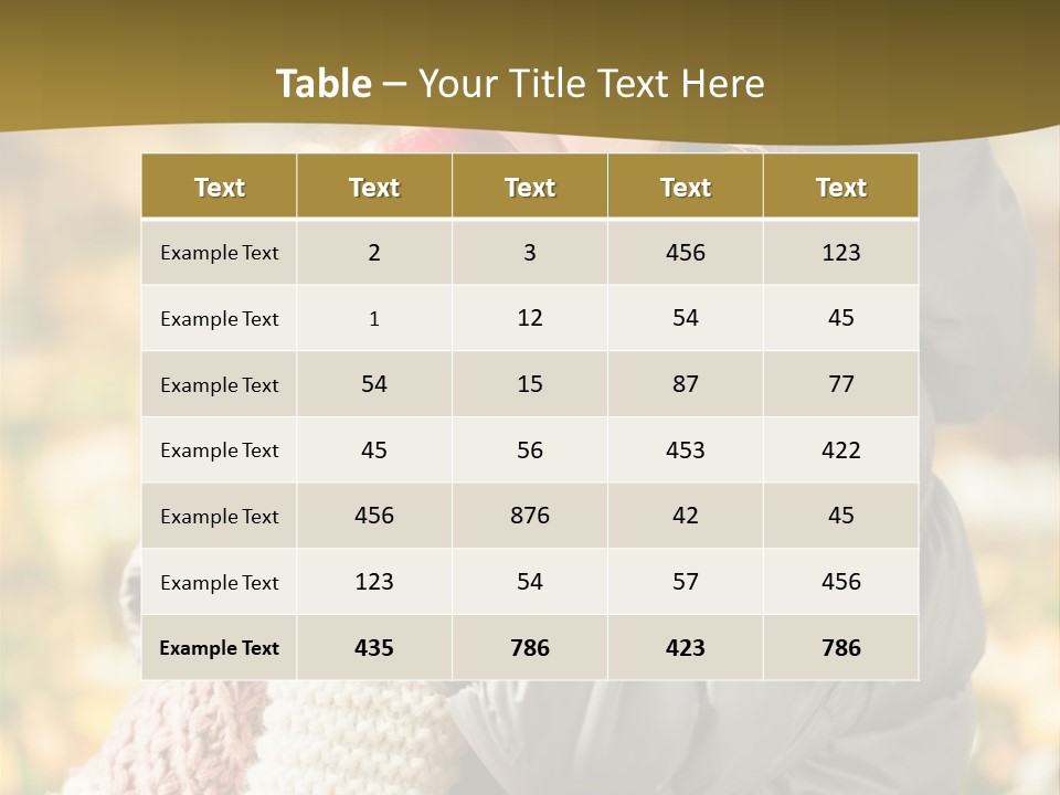 Sunny Foliage Nature PowerPoint Template