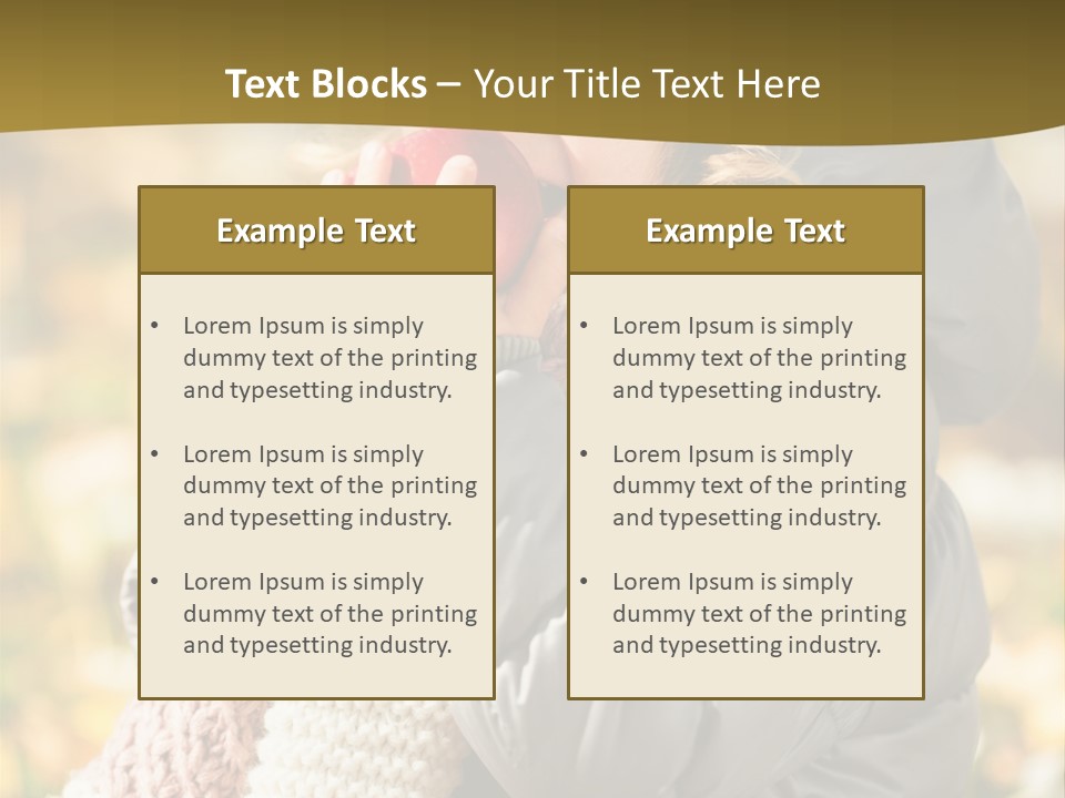 Sunny Foliage Nature PowerPoint Template