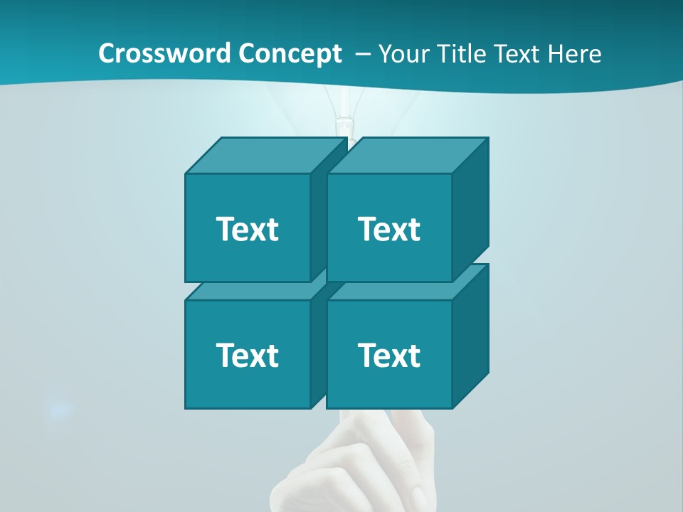 Filament Creation White PowerPoint Template