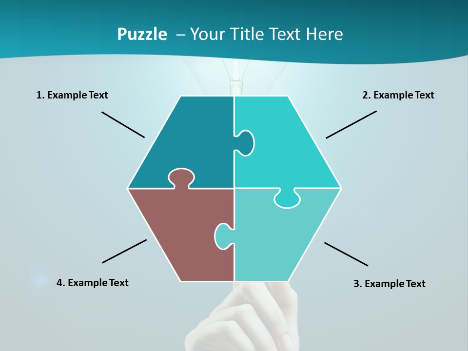 Filament Creation White PowerPoint Template