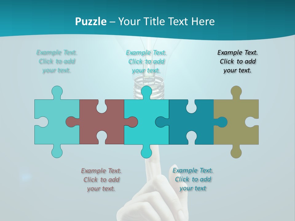 Filament Creation White PowerPoint Template