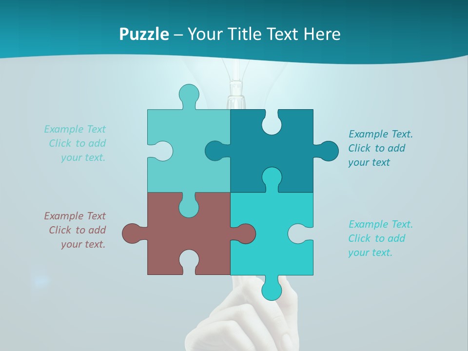 Filament Creation White PowerPoint Template