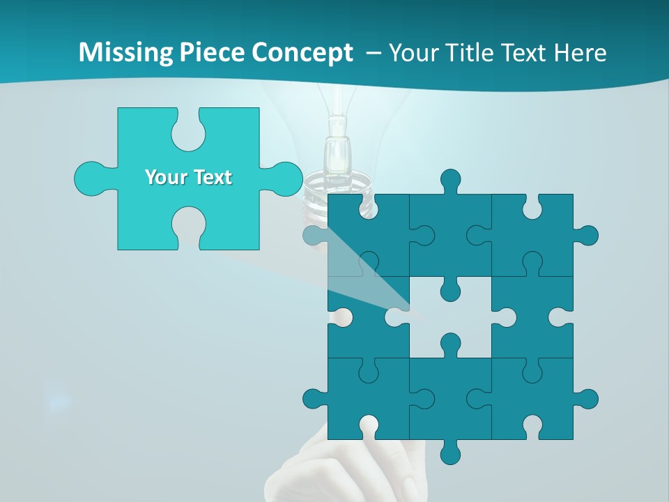 Filament Creation White PowerPoint Template