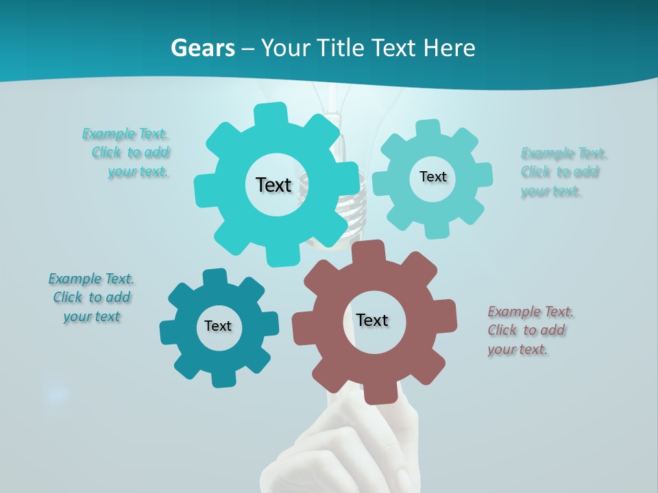Filament Creation White PowerPoint Template