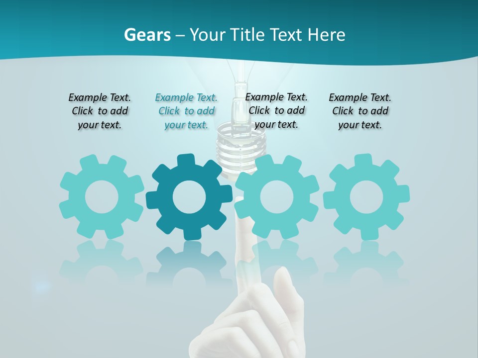 Filament Creation White PowerPoint Template