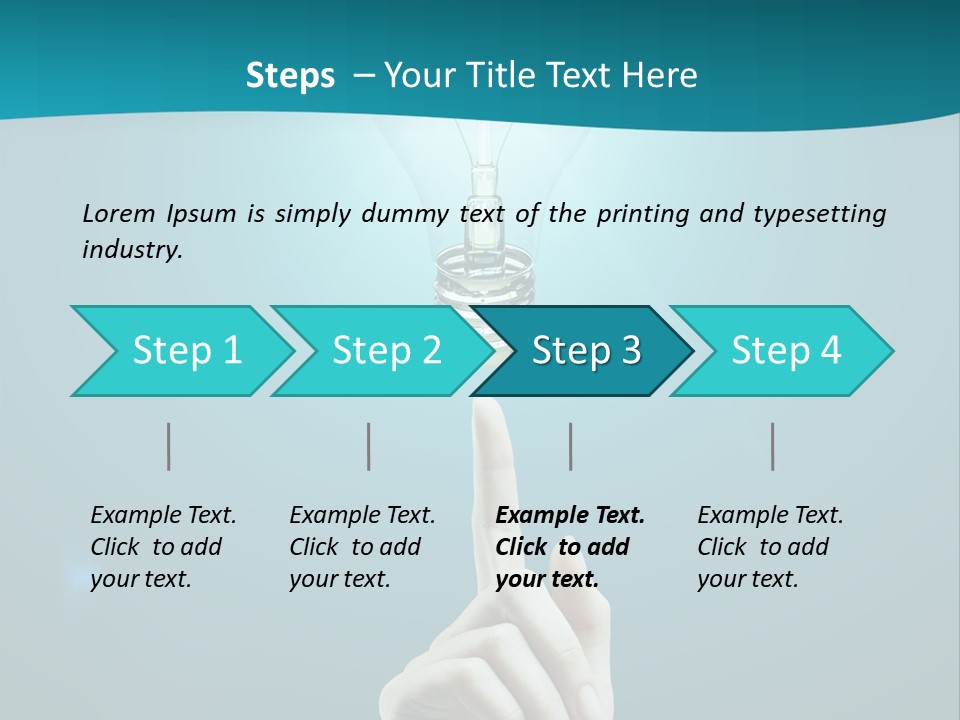 Filament Creation White PowerPoint Template