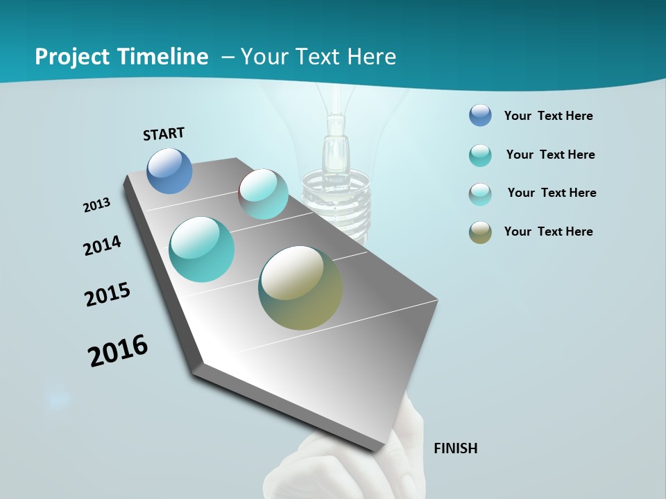 Filament Creation White PowerPoint Template