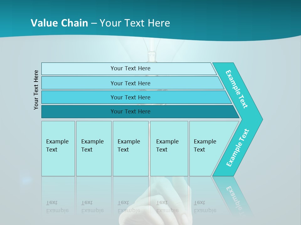 Filament Creation White PowerPoint Template