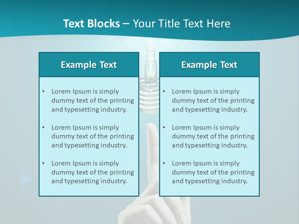 Filament Creation White PowerPoint Template