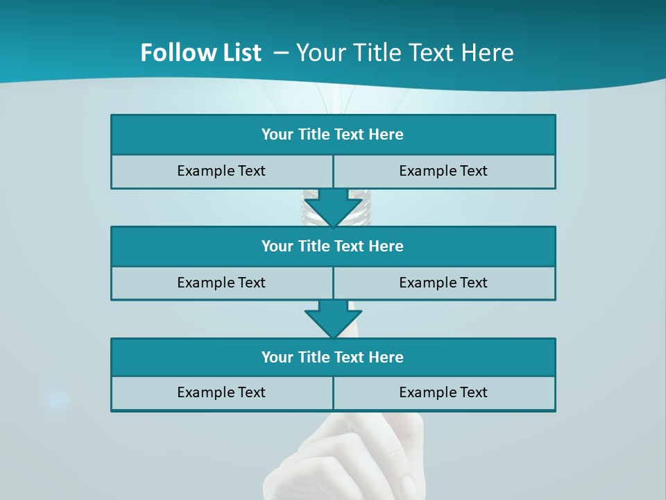 Filament Creation White PowerPoint Template