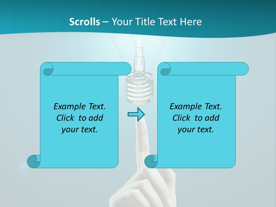 Filament Creation White PowerPoint Template